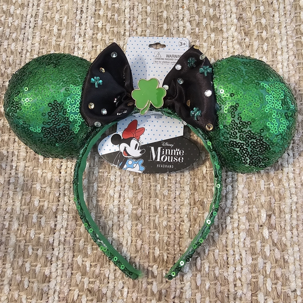 St. Patricks Day Minnie Mouse Ears